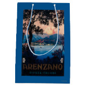 Italiaans Riviera Travel Poster Medium Cadeauzakje (Achterkant)