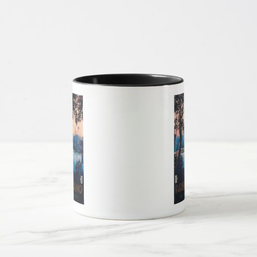 Italiaans Riviera Travel Poster Mok (Midden)