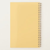 Italiaans Rode Gele Gelato Ijsje Planner (Achterkant)