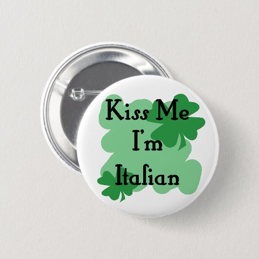 Italiaans Ronde Button 5,7 Cm (Voorkant /achterkant)