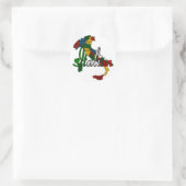Italiaans Ronde Sticker (Tas)