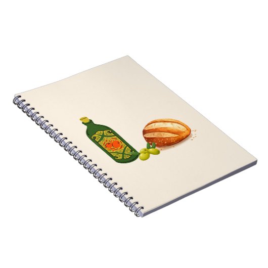 italiaans rustiek notitieboek (Rechterzijde)