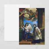 Italiaans Saint Aloysius Gonzaga Bedankkaart (Voorkant / Achterkant)