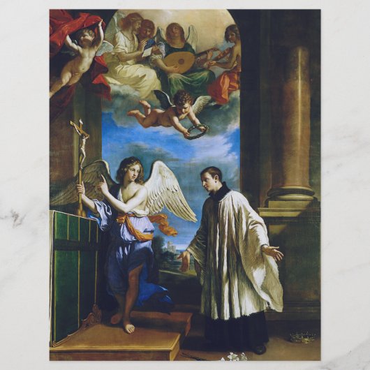 Italiaans Saint Aloysius Gonzaga Flyer (Voorkant)
