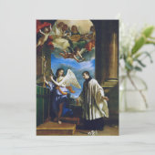 Italiaans Saint Aloysius Gonzaga Kaart (Staand voorkant)