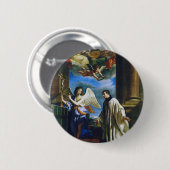 Italiaans Saint Aloysius Gonzaga Ronde Button 5,7 Cm (Voorkant /achterkant)