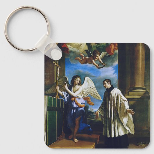 Italiaans Saint Aloysius Gonzaga Sleutelhanger (Voorkant)