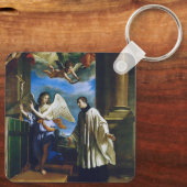 Italiaans Saint Aloysius Gonzaga Sleutelhanger (Achterkant)