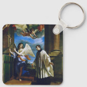 Italiaans Saint Aloysius Gonzaga Sleutelhanger (Achterkant)