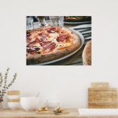 Italiaans Salami Pizza Poster (Keuken)