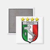 italiaans schild Italiaanse vlag italiaanse kaart Magneet (Voorkant / Achterkant)