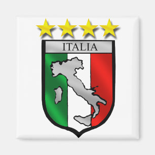italiaans schild Italiaanse vlag italiaanse kaart Magneet