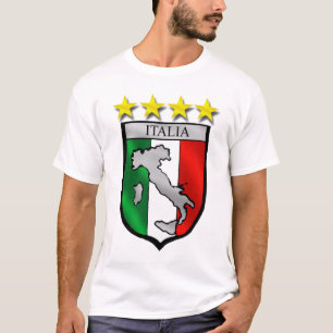 italiaans schild Italiaanse vlag italiaanse kaart T-shirt