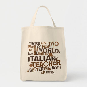 Italiaans schoolcadeau tote bag