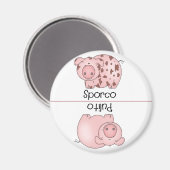 Italiaans Schoon Vuil Vaatwasser Magnet Varken (Voorkant / Achterkant)