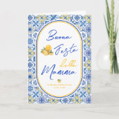 Italiaans schoonmoeder Happy Moederdag Kaart (Voorkant)