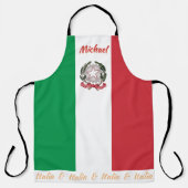 Italiaans schort, Italië, keuken van Italiaanse ch Schort (Voorkant)