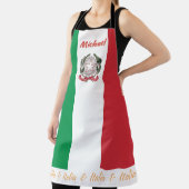 Italiaans schort, Italië, keuken van Italiaanse ch Schort (Insitu)