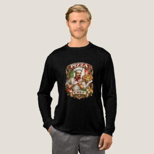 Italiaans schort voor pizzachef – vintage pizza ma Tri-Blend shirt