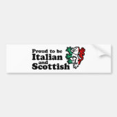 Italiaans Schots Bumpersticker (Voorkant)