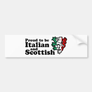Italiaans Schots Bumpersticker