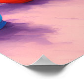 Italiaans Seaside Garden Patio Poster (Hoek)