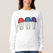 Italiaans Shaved Ice Snocone Sno Cone Sweatshirt (Voorkant)