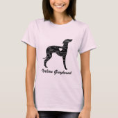 Italiaans Shirt Greyhound - Gekke Iggy (Voorkant)