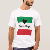 Italiaans Shirt van de slakkenhartsaus (Voorkant)