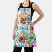 Italiaans, Siciliaans, floreel, majolica-patroon Schort (Insitu)