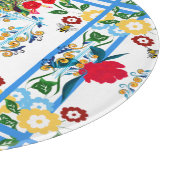 Italiaans, Siciliaans, floreel, majolica-patroon Snijplank (Hoek)