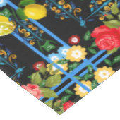 Italiaans, Siciliaans, floreel, majolica-patroon Tafelkleed (Gekanteld)