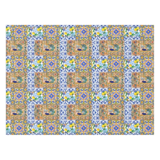 Italiaans, Siciliaans, heilig Mary, maagd Mary, ma Tafelkleed (Voorkant (Horizontaal))