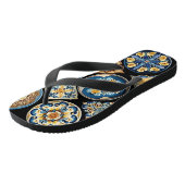 Italiaans Siciliaans keramisch patroon Teenslippers (Schuin)