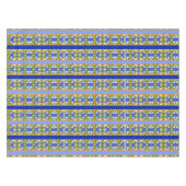 Italiaans, Siciliaanse kunst, majolica-patroon Tafelkleed (Voorkant (Horizontaal))