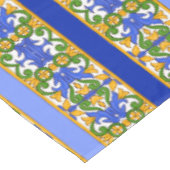 Italiaans, Siciliaanse kunst, majolica-patroon Tafelkleed (Gekanteld)