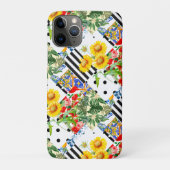 Italiaans,Siciliaanse kunst,patchwork,zomerbloemen Case-Mate iPhone Case (Achterkant)