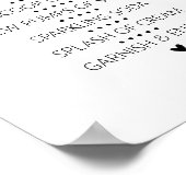 Italiaans Soda Bar bord Poster (Hoek)