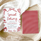 Italiaans speciale levering grillig Baby shower Kaart