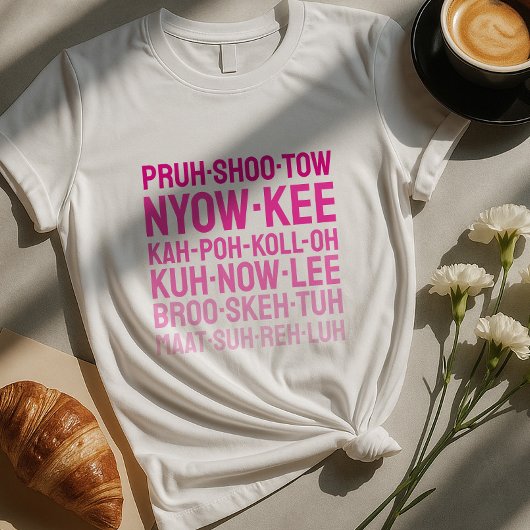 Italiaans spelling Shirt | Grappig authentiek eten