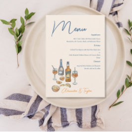 Italiaans Spritz bruiloft menu