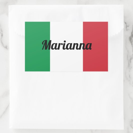 Italiaans Sticker - Aanpasbaar (Tas)