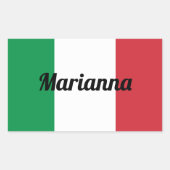 Italiaans Sticker - Aanpasbaar (Voorkant)