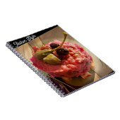 Italiaans stijl spiraalnotitieboek – Gourmet voeds Notitieboek (Rechterzijde)
