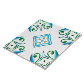 Italiaans stijl, tegels, majolica, All-Over Print Tegeltje (Zijkant)