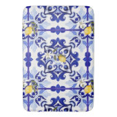 Italiaans stijl, tegels, majolica, citroen, all-ov badmat (Voorkant Verticaal)