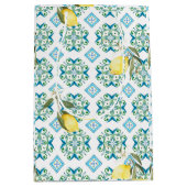 Italiaans stijl, tegels, majolica, citroen, all-ov medium cadeauzakje (Voorkant)