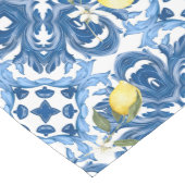 Italiaans stijl, tegels, majolica, citroen, all-ov medium tafelloper (Hoek)