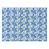 Italiaans stijl, tegels, majolica, citroen, all-ov tafelkleed (Voorkant (Horizontaal))