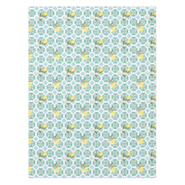 Italiaans stijl, tegels, majolica, citroen, all-ov tafelkleed